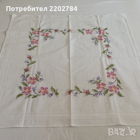 Битови карета, бродерия,каре, снимка 7 - Покривки за маси - 55242835