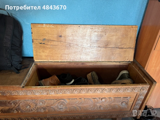 Ръчно изработена ракла, снимка 5 - Антикварни и старинни предмети - 54734334