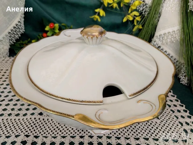Feida porcelain прелестен барок , снимка 5 - Чинии - 55493331