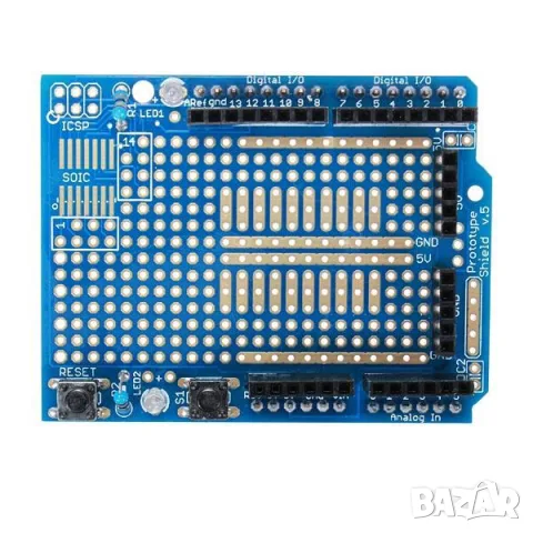 Прототипна разширителна платка за Arduino, снимка 3 - Друга електроника - 55353985