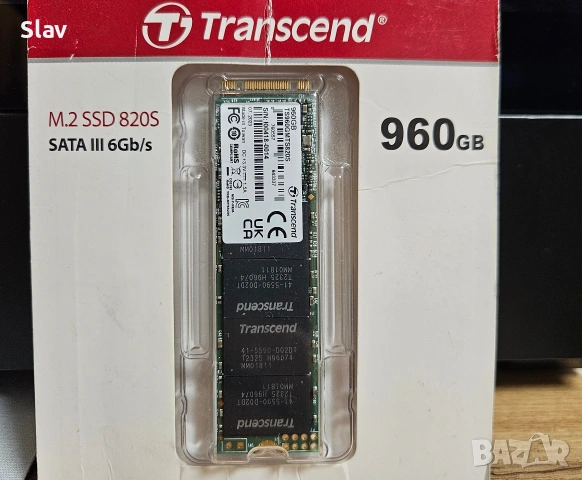 M.2 SSD Transcend 820s 960gb