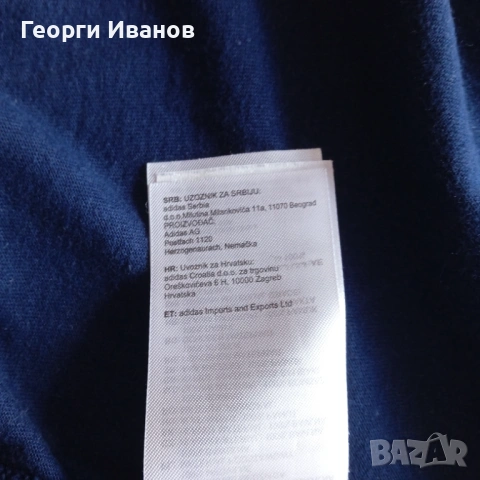 КАТО НОВА ADIDAS LEVSKI L OFFICIAL CLUB PRODUCT Navy Blue T-Shirt оригинална тениска Адидас Левски, снимка 10 - Тениски - 54549503
