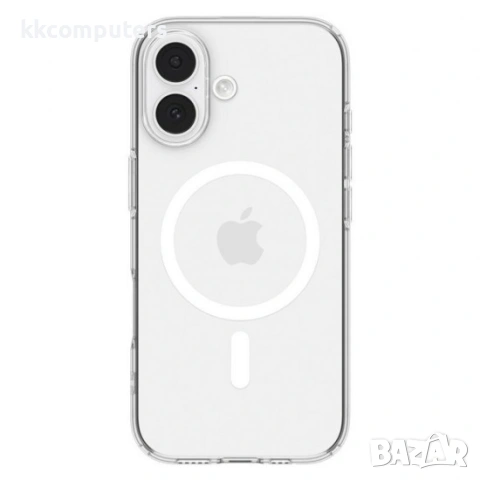 Оригинален кейс Spigen Liquid Crystal MagSafe, За iPhone 17 (6.3), Прозрачен и Протектор, снимка 2 - Калъфи, кейсове - 54870688