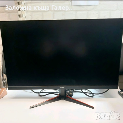 Монитор Acer Nitro VG270 – 27" IPS Full HD 75Hz, снимка 2 - Монитори - 54971094