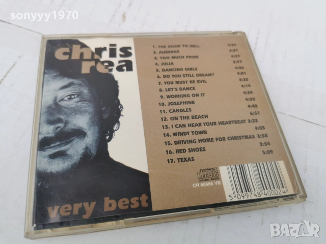 CHRIS REA CD 0707261140H2E7R, снимка 3 - CD дискове - 55185011