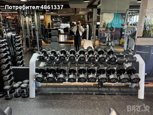 Дъмбели сет Active Gym 5-27.5 кг — пълен комплект като ново 