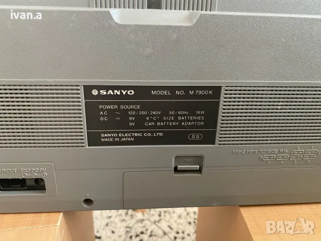 Касетофон Sanyo M7900, снимка 6 - Радиокасетофони, транзистори - 55606784
