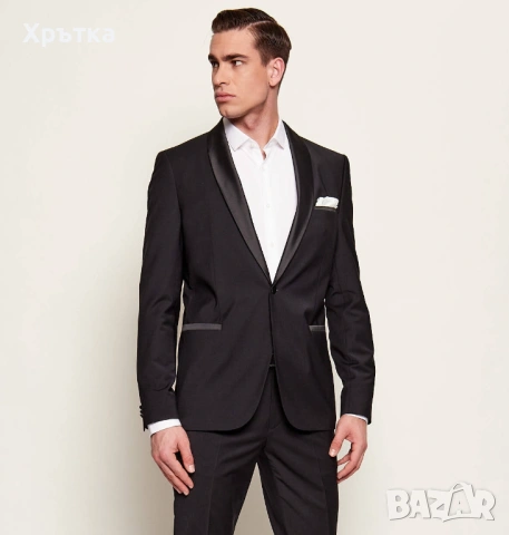Hugo Boss Arti224e1x - Оригинално мъжко сако смокинг р-р 56 / XL-2XL, снимка 2 - Сака - 54159001