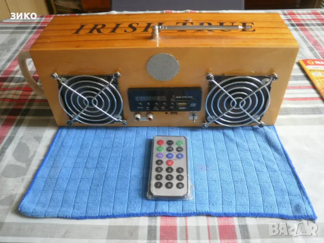 MP3 колонка- бомбокс- дизайнерска- ръчна изработка 