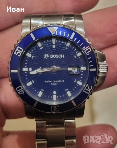 Мъжки кварцов часовник Bosch пълен комплект , снимка 6 - Мъжки - 54249438