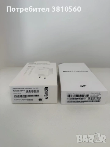 Honor Magic8 Lite Black 512GB с подарък оригинален Адаптор, снимка 2 - Други - 54735827