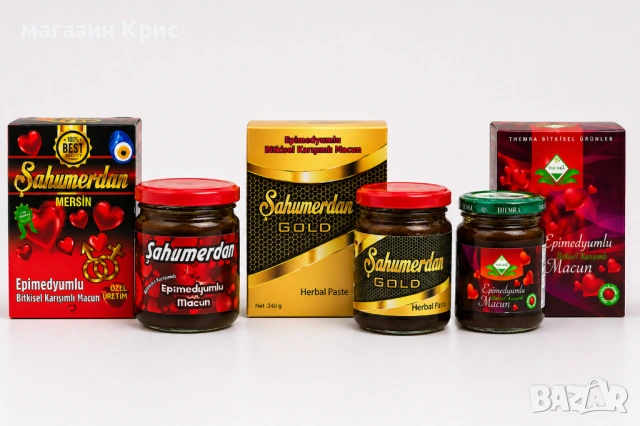 ЕПИМЕДИУМ МАДЖУН Афродизиак - Темра ЗЕЛЕНАТА КАПАЧКА / Сахимердан - Epimedyumlu Macun