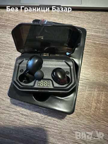 Нови Безжични слушалки с дисплей LED заряден кейс earbuds за музика спорт, снимка 3 - Bluetooth слушалки - 54319986