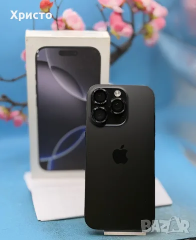 ГАРАНЦИОНЕН!!! Apple iPhone 16 Pro, 128GB, 5G, Black Titanium, снимка 4 - Apple iPhone - 55600281