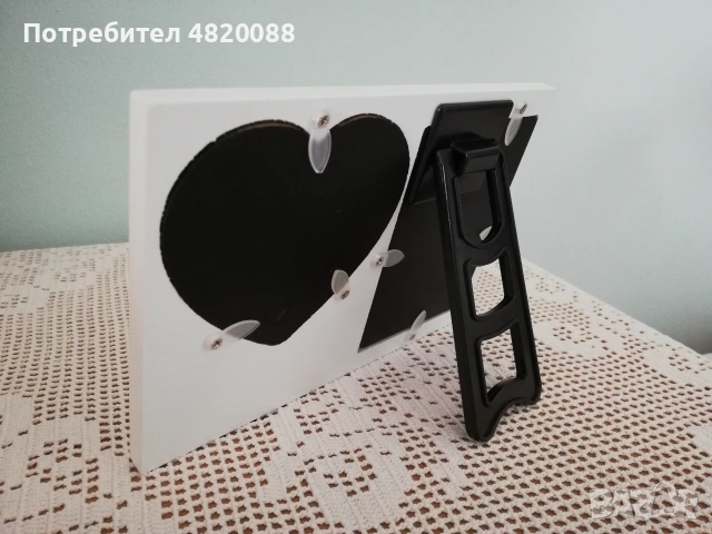 Рамка за  две снимки РЪЧНА декорация, снимка 3 - Декорация за дома - 55130717