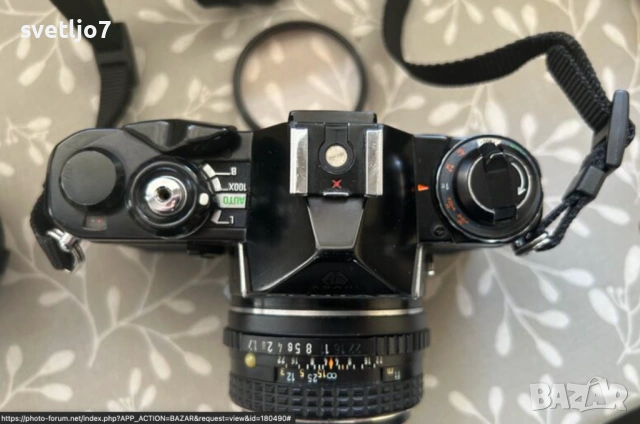 Pentax me и обектив smc f2, снимка 3 - Фотоапарати - 54902109
