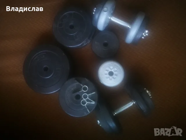 Лежанка, лостове, дъмбели и свободни тежести!! , снимка 2 - Фитнес уреди - 55333900