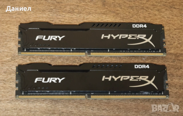 RAM памет Kingston HyperX FURY 2x8GB 2400MHz 15CL HX424C15FBK2/16