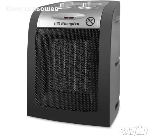 Orbegozo CR 5017 – Керамичен вентилаторен отоплител 1500W с термостат, снимка 2 - Отоплителни печки - 55479656