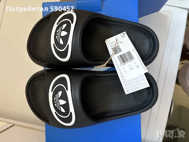 оригинални дамски чехли Adidas, снимка 3 - Чехли - 55498477
