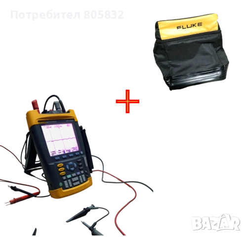 ПРОМО - Fluke 192B Осцилоскопметър, Цифров Осцилоскоп 60MHz 500Ms/s - по договаряне