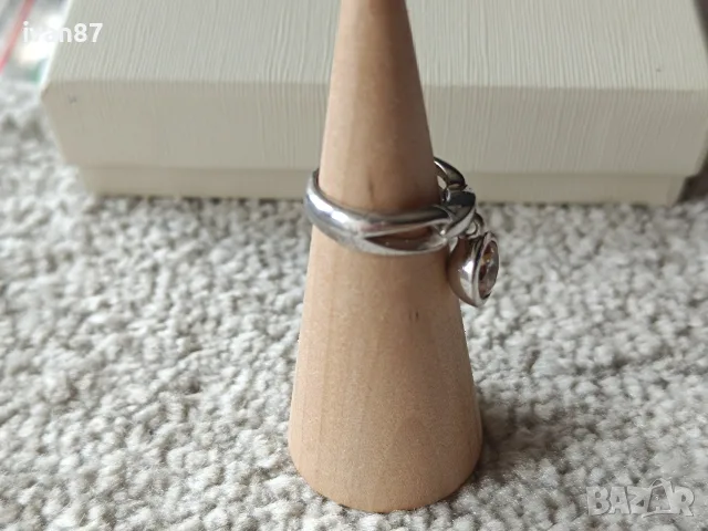 Сребърен пръстен (23), снимка 7 - Пръстени - 55412075