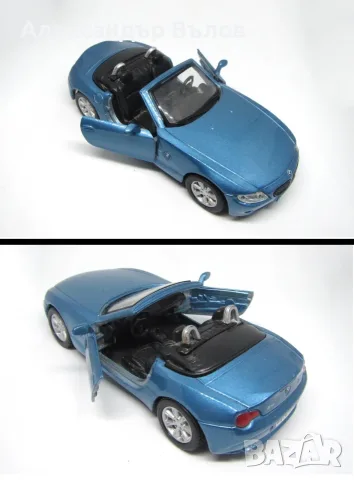 Колекционерска метална количка Maisto BMW Z4 1:36 , снимка 11 - Колекции - 55544408