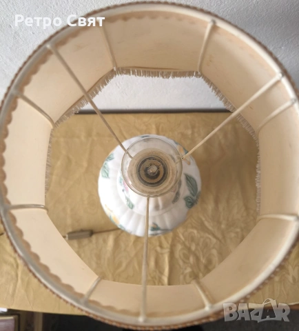Порцеланова настолна лампа , снимка 5 - Антикварни и старинни предмети - 55222467