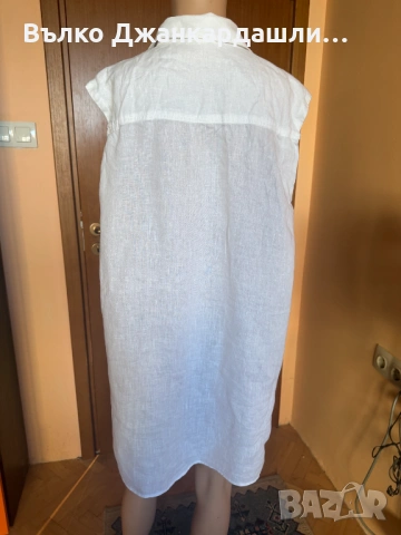 Ленени туники H&M черна и бяла, размер XS/S, снимка 10 - Туники - 54905297