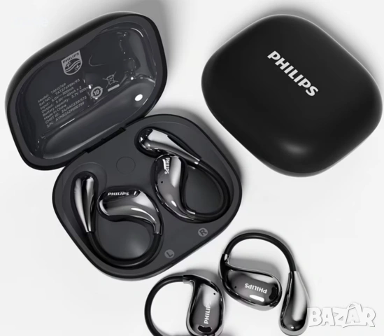 Безжични слушалки Philips 360°пространствен звук HIfi баси два цвята Нови, снимка 3 - Bluetooth слушалки - 54721310