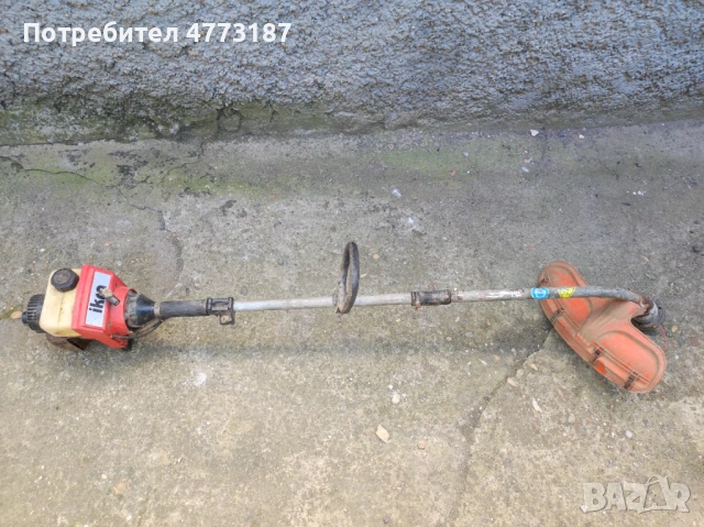 Бензинов моторен тример IKRA внос от Германия работи перфектно, снимка 3 - Градинска техника - 53984263