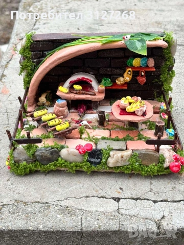 Макет на селски кът