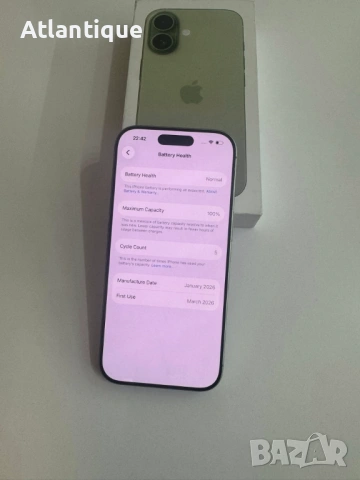 iPhone 17 256GB Sage, НОВ - 1г гаранция, снимка 2 - Apple iPhone - 54488238