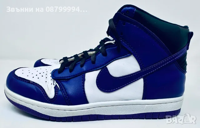Маратонки Nike Dunk High Deep Royal Blue, снимка 3 - Маратонки - 55673159