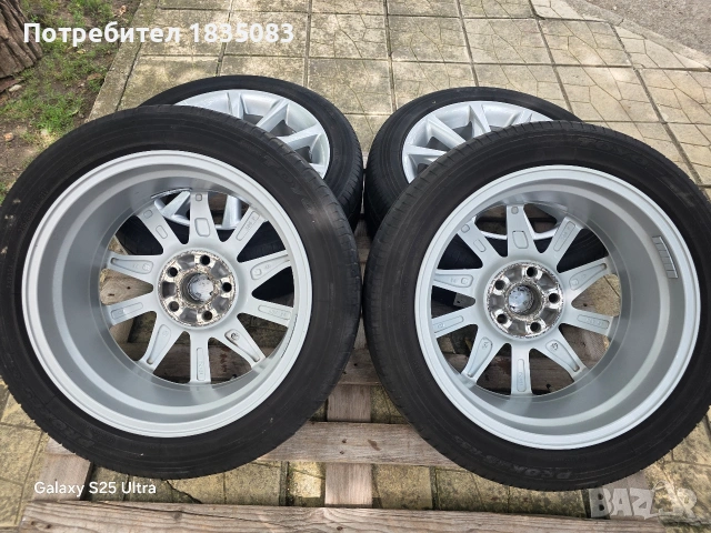 Лети джанти 17ки 5х114.3 Toyota + летни гуми 215/50/17 Toyo, снимка 9 - Гуми и джанти - 55267596