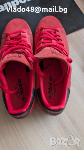 Оригинални мъжки кецове Adidas Stan Smith, снимка 3 - Маратонки - 54855183
