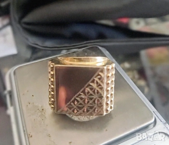 Златен пръстен БУЛГАРИ и ВЕРСАЧЕ Златни пръстени VERSACE BULGARI Златни бижута Злато , снимка 16 - Пръстени - 53519430