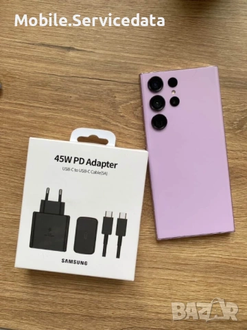 Samsung Galaxy S23 Ultra 256GB Pink + чисто ново зарядно