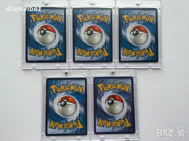 5 Pokemon Cards, снимка 7 - Колекции - 54809680