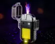 ЕЛЕКТРИЧЕСКА ЗАПАЛКА С LED ФЕНЕР 3 В 1 С 3 РЕЖИМА, ВОДОУСТОЙЧИВА, USB Type-C, снимка 1
