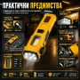 Мощен акумулаторен LED фенер къмпинг лампа осветление за риболов туризъм палатка аварии автомобил, снимка 3