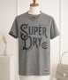 Мъжка тениска Superdry – размер XL, сива – добро състояние, снимка 1