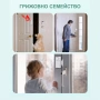 DPLUS Аларма за врати и прозорци 108dB магнитен сензор звънец дистанционно управление, снимка 5