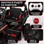 Детско електрическо бъги 4×4 с дистанционно, LED, USB и MP3 – 4 мотора, снимка 6
