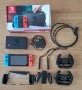 Nintendo Switch Neon Red/Blue, V1 unpatched, 128GB sd card с EmuNAND мод, снимка 1