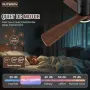LED Таванен вентилатор с лампа 24W и дистанционно 132cm, снимка 2