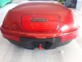 Оригинален Honda top case / заден куфар,  с облегалка за пасажер, вероятно за ST1100/ST1300 P , снимка 2