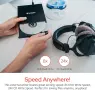 Чисто Ново Запечатано Външно записващо устройство Verbatim Slimline CD/DVD Writer (USB 2.0, черно) , снимка 3