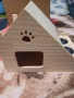 Дървена къщичка за папагали и др птици, снимка 2