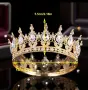 Грамадна корона тиара с камъни за декорация на торта , снимка 3